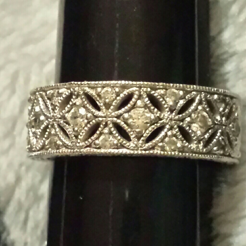 Tacori CZ steering silver